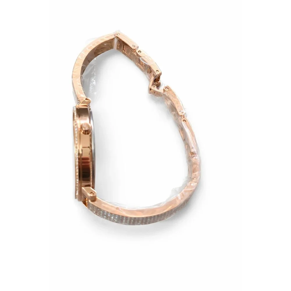 Michael Kors Jaryn Women's Rose Gold-Tone Crystal Watch MK3785 36mm